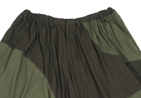 LIMI feu Color Switching Skirt Dropped Crotch Pants K-167833_002