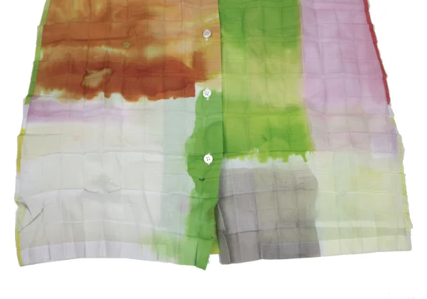 ISSEY MIYAKE Colorful Printed Pleats Long Sleeve Shirt K-167834_009