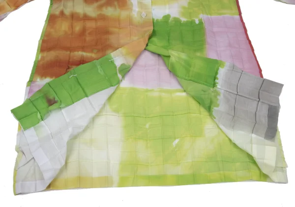 ISSEY MIYAKE Colorful Printed Pleats Long Sleeve Shirt K-167834_010