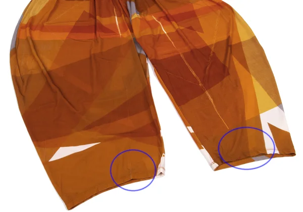 ISSEY MIYAKE Geometric Print Stretch Tapered Pants K-167835_005