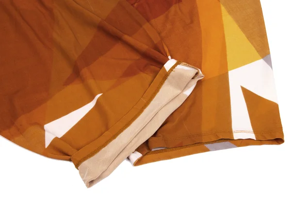 ISSEY MIYAKE Geometric Print Stretch Tapered Pants K-167835_008