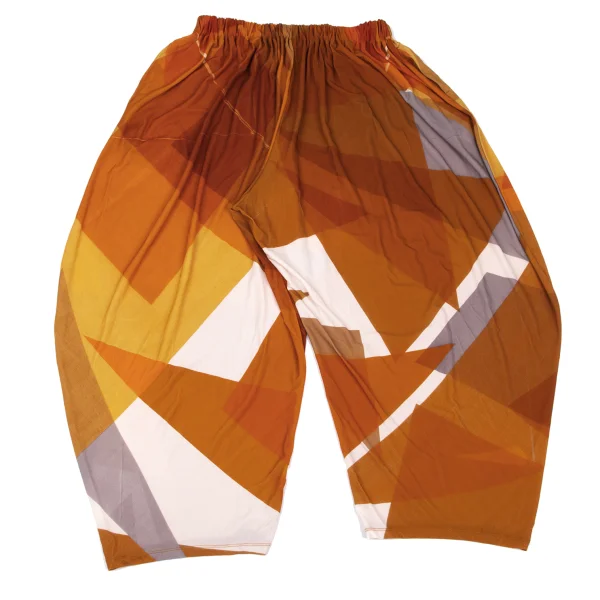 ISSEY MIYAKE Geometric Print Stretch Tapered Pants K-167835_009