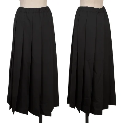 BLACK COMME des GARCONS Poly Pleats Skirt