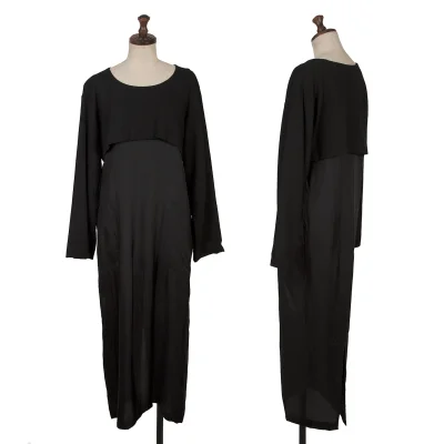 tricot COMME des GARCONS Wool Short Top Layered Dress