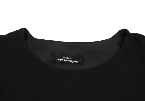 tricot COMME des GARCONS Wool Short Top Layered Dress K-167839_004