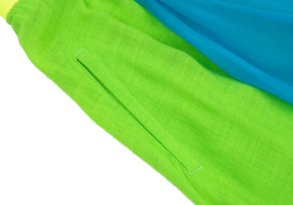 Yohji Yamamoto FEMME silk Drape Switching Design Wool Sheer Pants K-167846_006