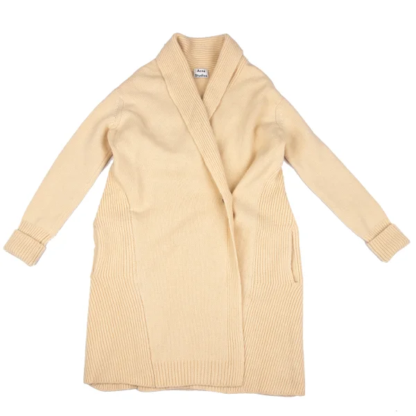 Acne Studios Wool Switching Rib Knit Jacket  K-167847_002
