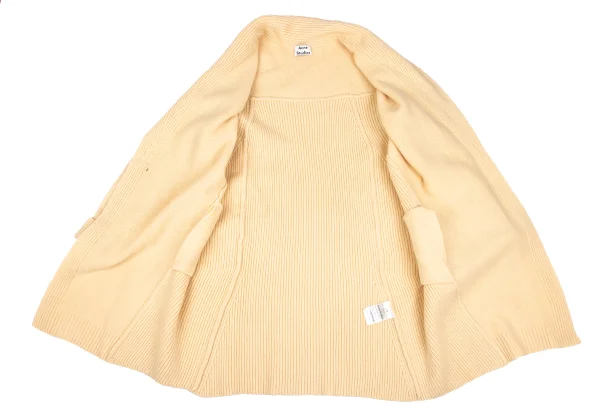 Acne Studios Wool Switching Rib Knit Jacket  K-167847_011