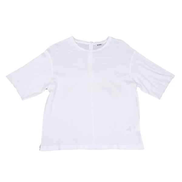 Acne Studios Zip Neck T Shirt White XS K-167849_001