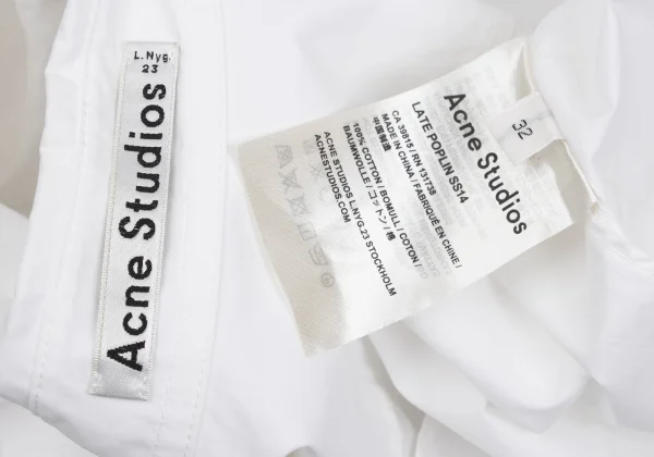 Acne Studios Cotton Sleeveless Flare Blouse K-167850_016