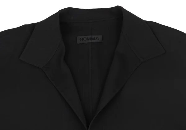 HOMMA Dolman Short Sleeve Buttonless Long Coat K-167852_004