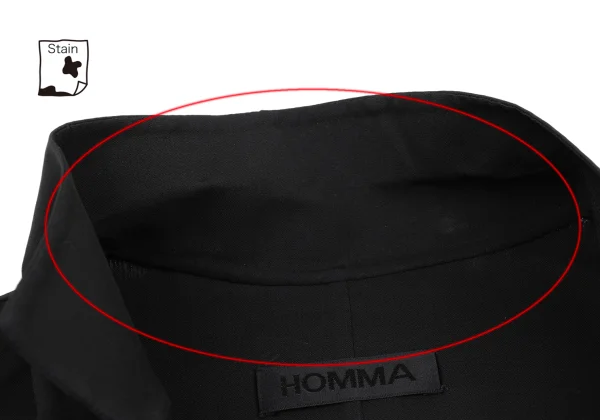 HOMMA Dolman Short Sleeve Buttonless Long Coat K-167852_005