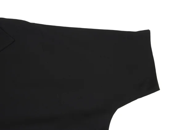 HOMMA Dolman Short Sleeve Buttonless Long Coat K-167852_006