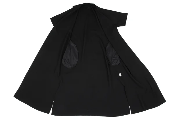 HOMMA Dolman Short Sleeve Buttonless Long Coat K-167852_011