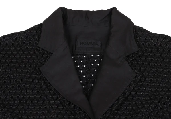 HOMMA Embroidery Lace French Sleeve Coat K-167853_004