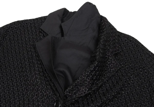 HOMMA Embroidery Lace French Sleeve Coat K-167853_006