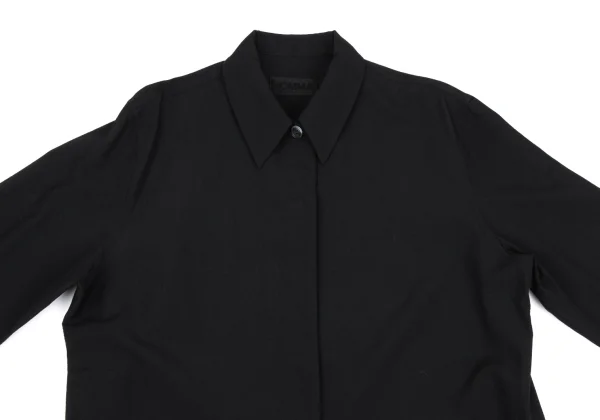 HOMMA Wool Fly Front Shirt Jacket K-167855_003