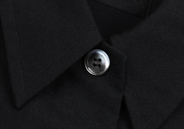 HOMMA Wool Fly Front Shirt Jacket K-167855_005