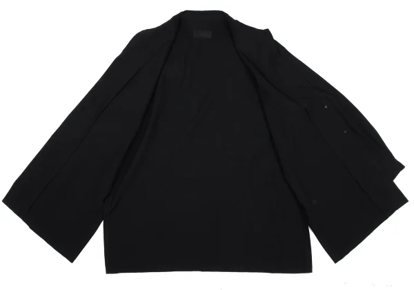 HOMMA Wool Fly Front Shirt Jacket K-167855_012