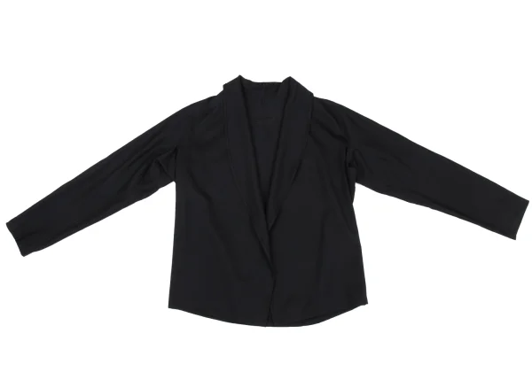 HOMMA Tropical Wool Shawl Collar Buttonless Jacket K-167856_002