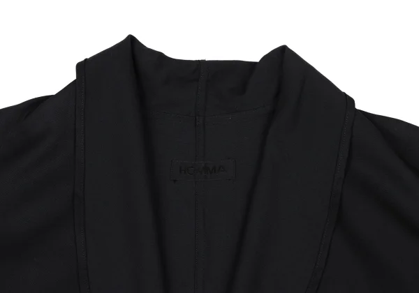 HOMMA Tropical Wool Shawl Collar Buttonless Jacket K-167856_004