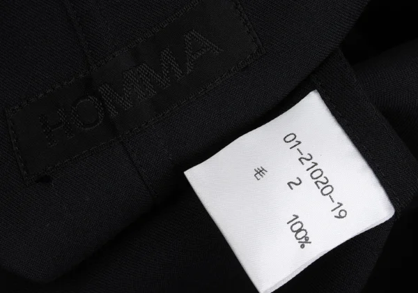 HOMMA Tropical Wool Shawl Collar Buttonless Jacket K-167856_013