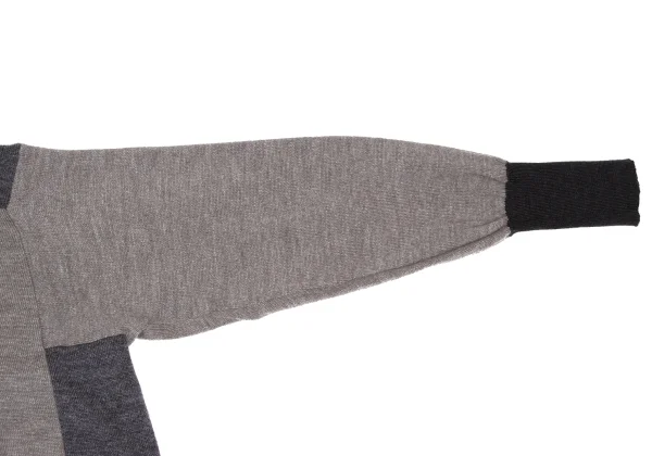 MM6 Wool Switching Turtleneck Knit Sweater K-167858_007