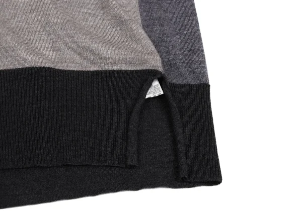 MM6 Wool Switching Turtleneck Knit Sweater K-167858_010