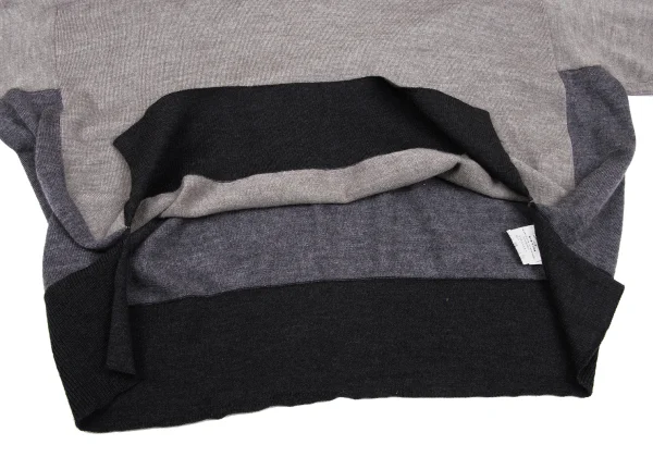 MM6 Wool Switching Turtleneck Knit Sweater K-167858_011