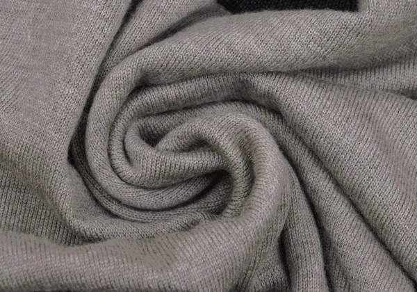 MM6 Wool Switching Turtleneck Knit Sweater K-167858_013