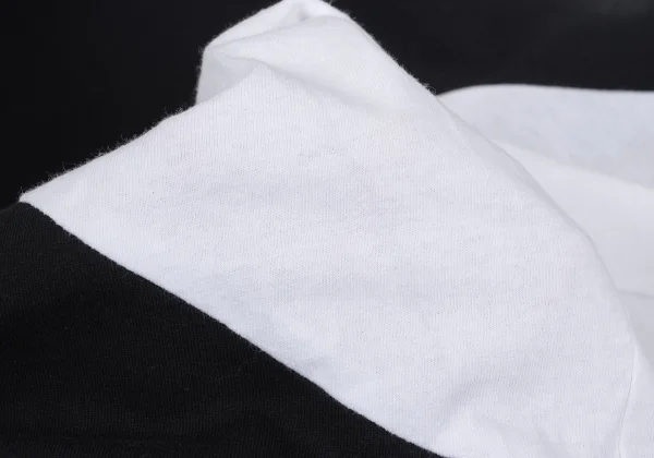 MM6 Bicolor Switching Cropped T-shirt K-167860_011