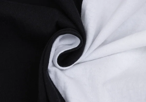 MM6 Bicolor Switching Cropped T-shirt K-167860_012