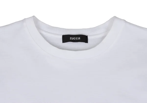 zucca Tiger Print Mixed-material Sleeve T-shirt K-167863_003