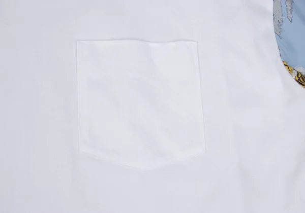 zucca Tiger Print Mixed-material Sleeve T-shirt K-167863_006