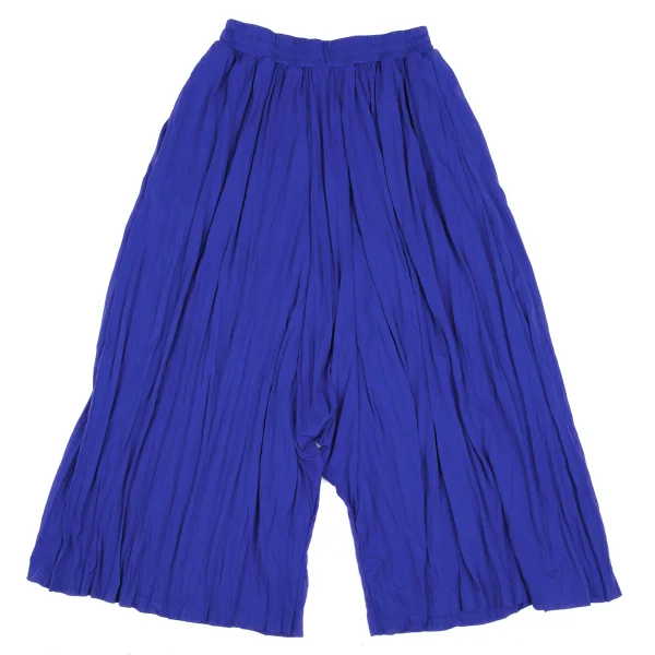 zucca Wrinkled Pleats Wide Dropped Crotch Pants Blue M K-167864_001