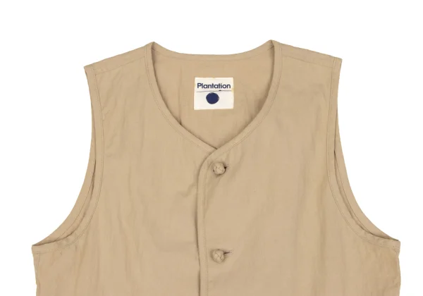 Plantation Cotton Linen Vest K-167865_003
