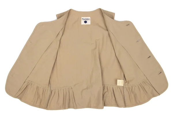 Plantation Cotton Linen Vest K-167865_012