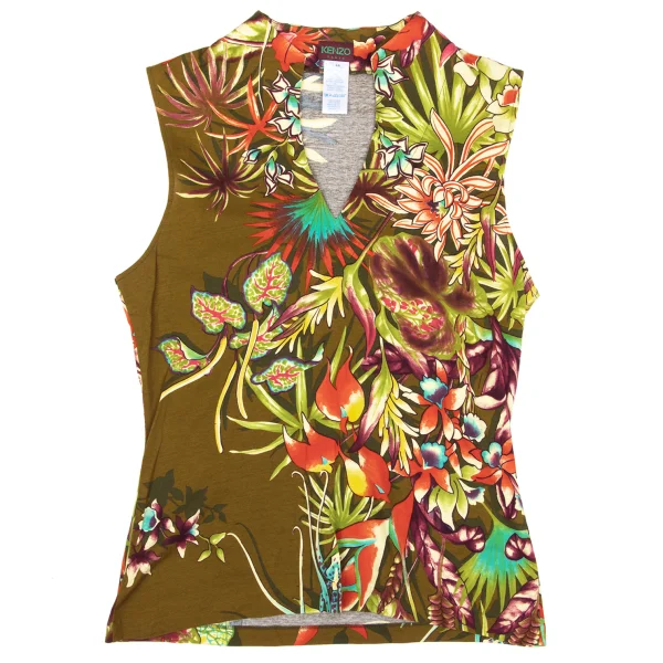 KENZO Botanical Print Sleeveless Top K-167869_002