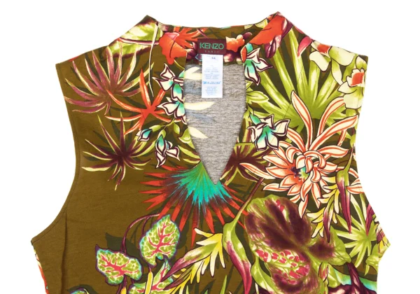 KENZO Botanical Print Sleeveless Top K-167869_003