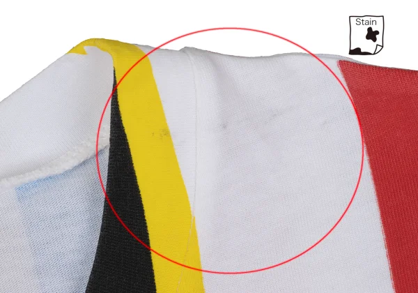 MARNI Colorful Striped Floral Print T-shirt K-167870_003