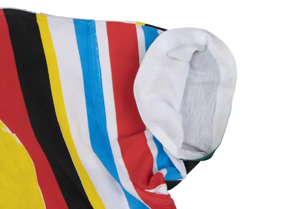 MARNI Colorful Striped Floral Print T-shirt K-167870_009