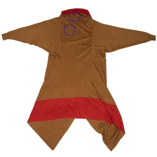 PLEATS PLEASE Color-trimmed Bicolor Knit Long Cardigan K-167871_013