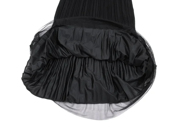 PLEATS PLEASE Mesh Layered Sleeveless Tunic K-167875_008