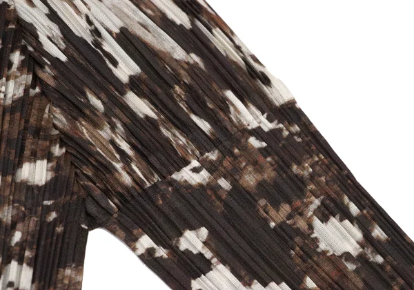 PLEATS PLEASE Mottled Paint Print Top K-167876_006
