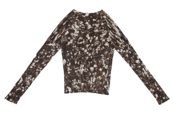 PLEATS PLEASE Mottled Paint Print Top K-167876_010