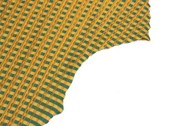 PLEATS PLEASE Check Diagonal Pleated Sleeveless Top K-167879_005