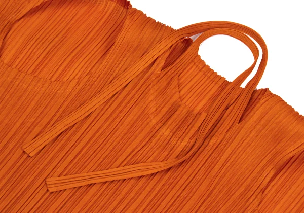 PLEATS PLEASE  Bounce Tie-neck Drape Sleeveless Top K-167880_005