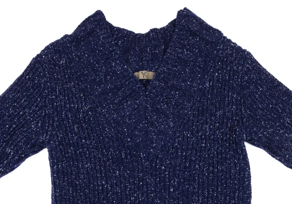 Y's V-neck Mix Knit Sweater K-167882_003