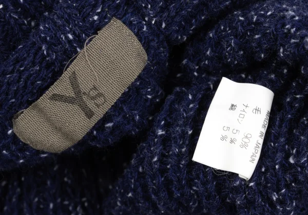 Y's V-neck Mix Knit Sweater K-167882_011