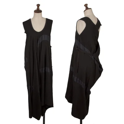 Y's Line Switching Check Weave Sleeveless Dress